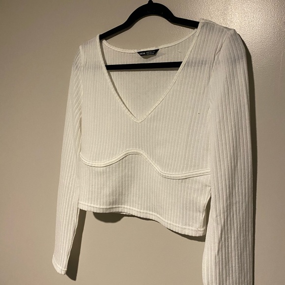 SHEIN Tops - NEW SHEIN White Long Sleeve Top